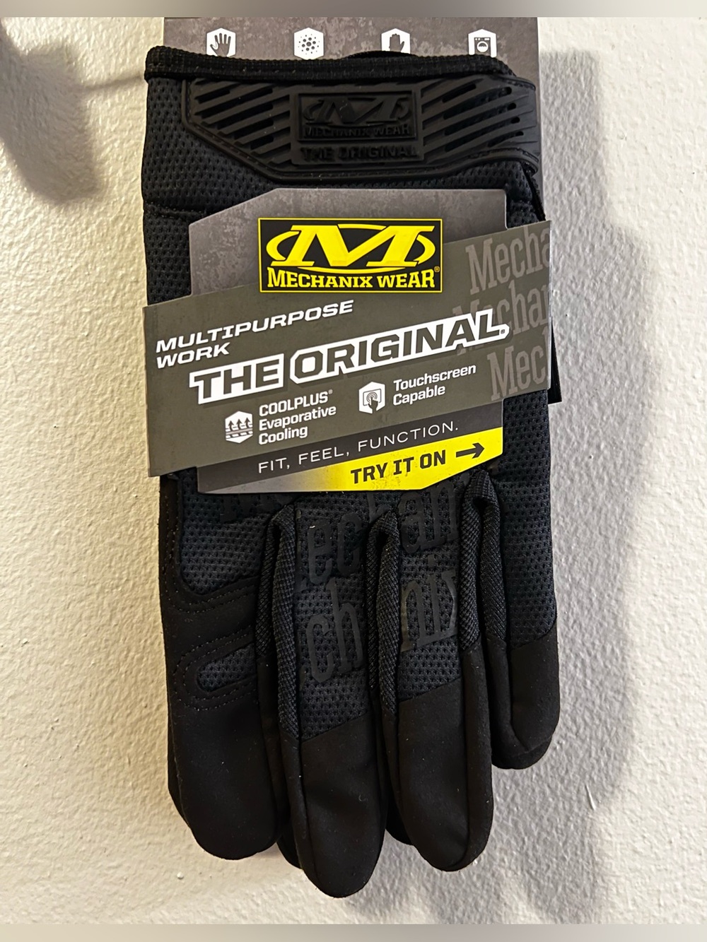 The Original Men's Black Work Gloves - Touchscreen Compatible NWT (Size L)